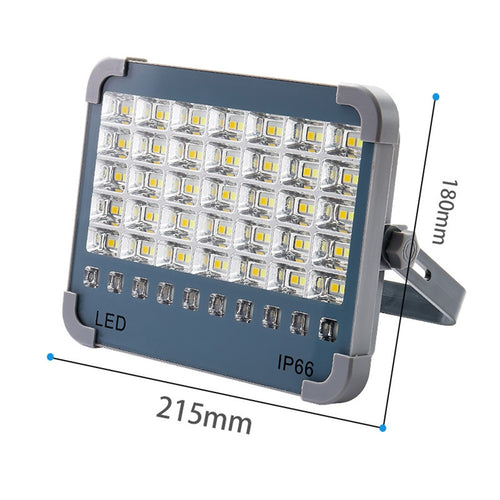90 LED 4800W Solar Powered Portable Rechargeable Floodlight Outdoor Camping Light Super Bright Emergency Lamp